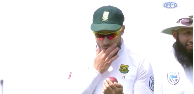 Faf charged with ball tampering