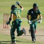 Faf, Miller tons power Proteas to 307-6