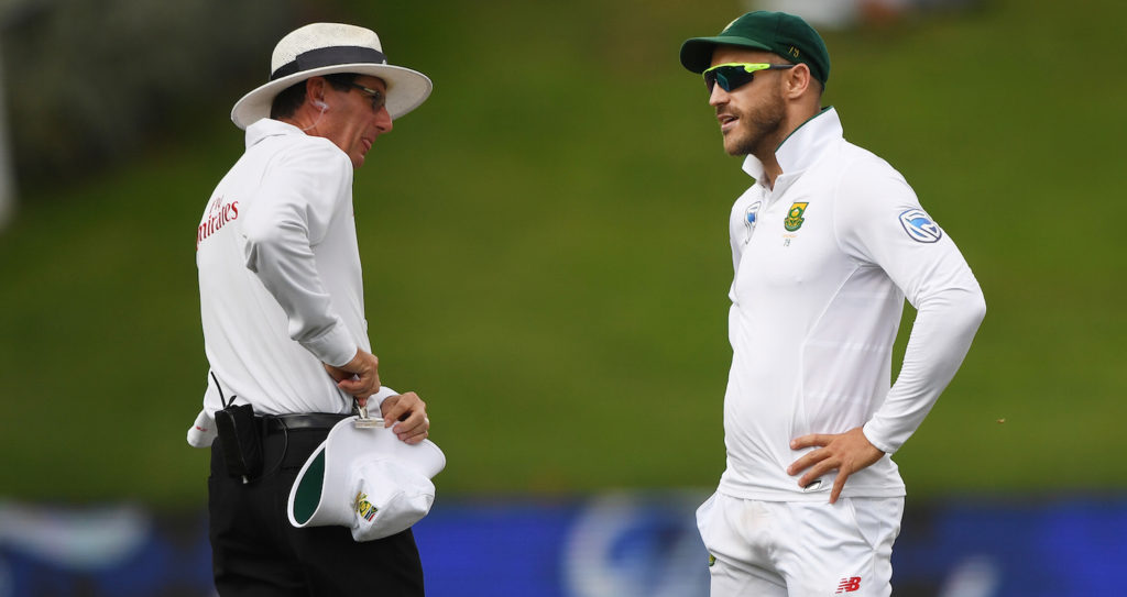 Faf to miss first Test