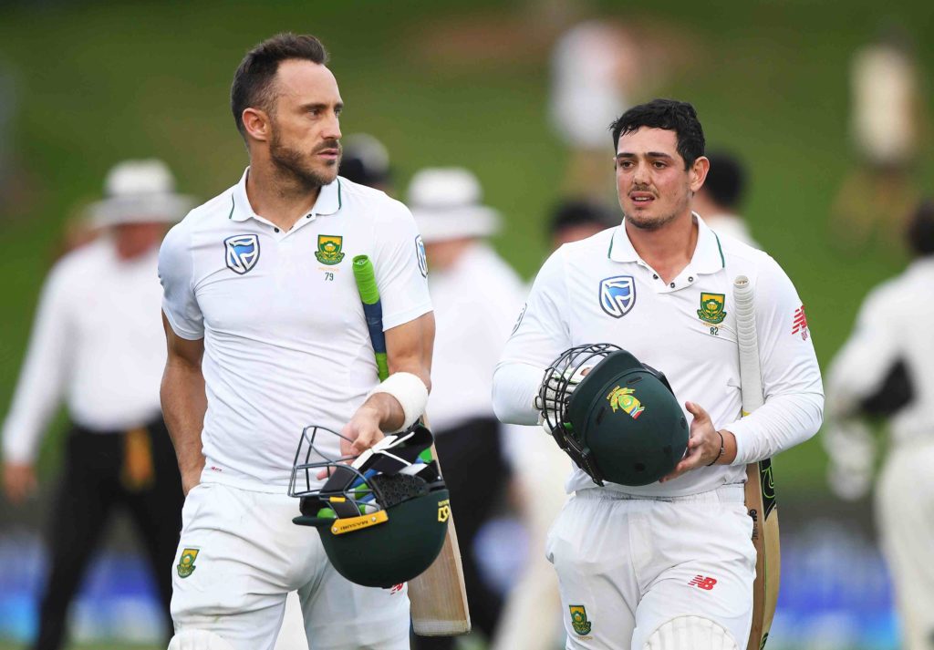 De Kock and Faf to fight it out?