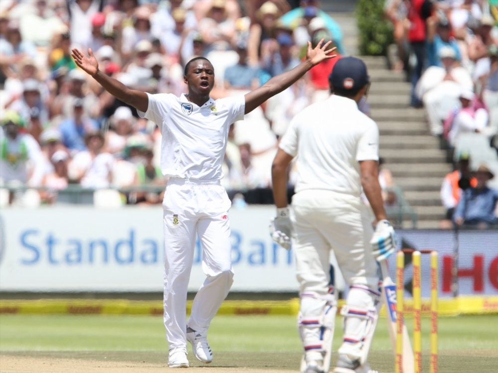Rabada ends Rohit resistance