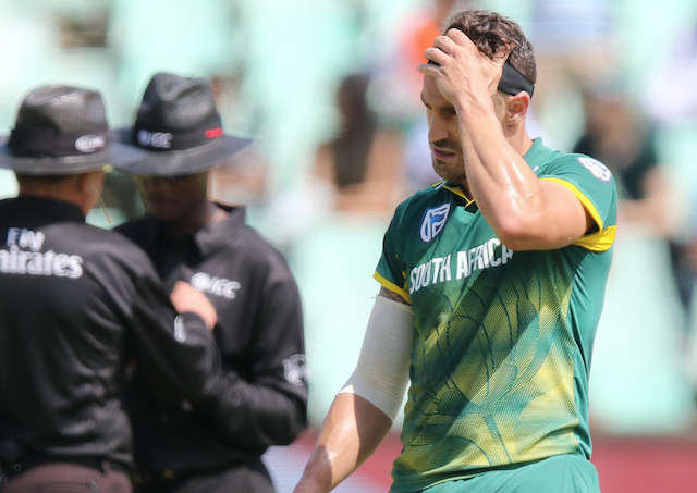 Finger injury rules out Faf