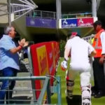 Fan thrown out of Newlands