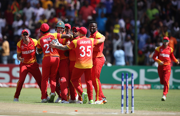 Zimbabwe players in happier times