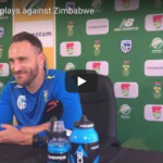 Watch: Faf du Plessis press conference