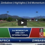 Watch: SA vs Zimbabwe highlights