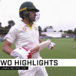 WATCH: Aussies on top against Lankans