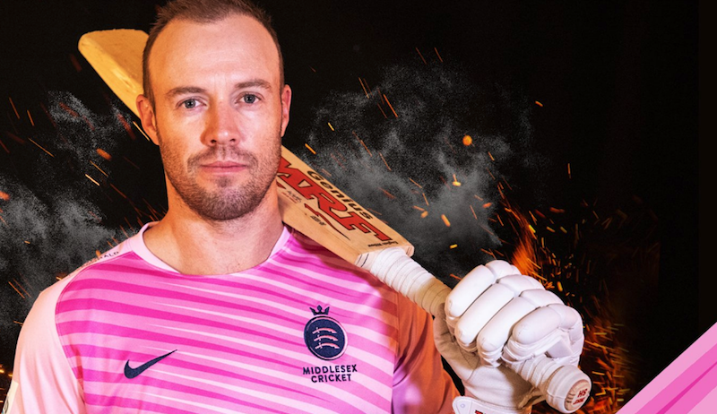 AB de Villiers set for T20 stint with Middlesex