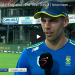 Watch: Nortje on his batting display
