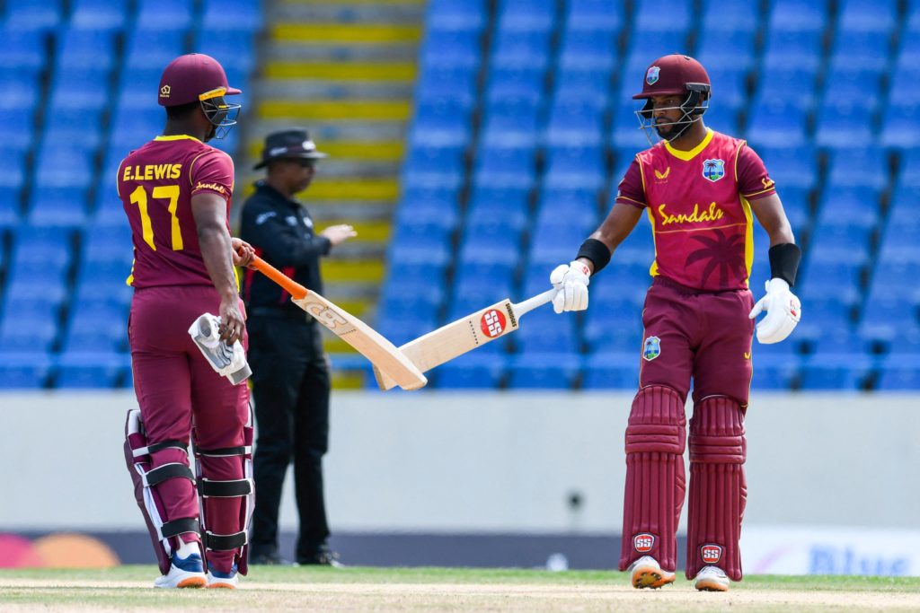 Evin Lewis and Shai Hope