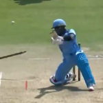 Aya Gqamane hit wicket video