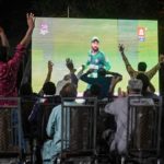 Fans celebrate Pakistan's win