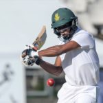 Keegan Petersen of South Africa during day 3 of the third 2021 Betway Test Series game between South Africa and India at Newlands Cricket Ground in Cape Town on 13 January 2022 © Ryan Wilkisky/BackpagePix