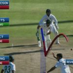 Dean Elgar not out DRS tracking