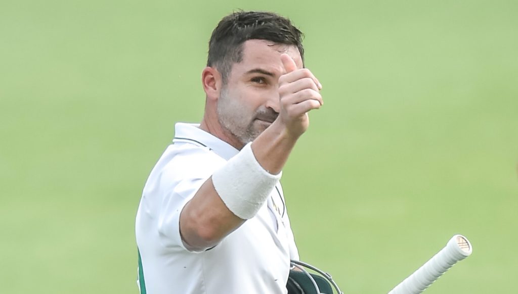 Dean Elgar thumbs up Wanderers