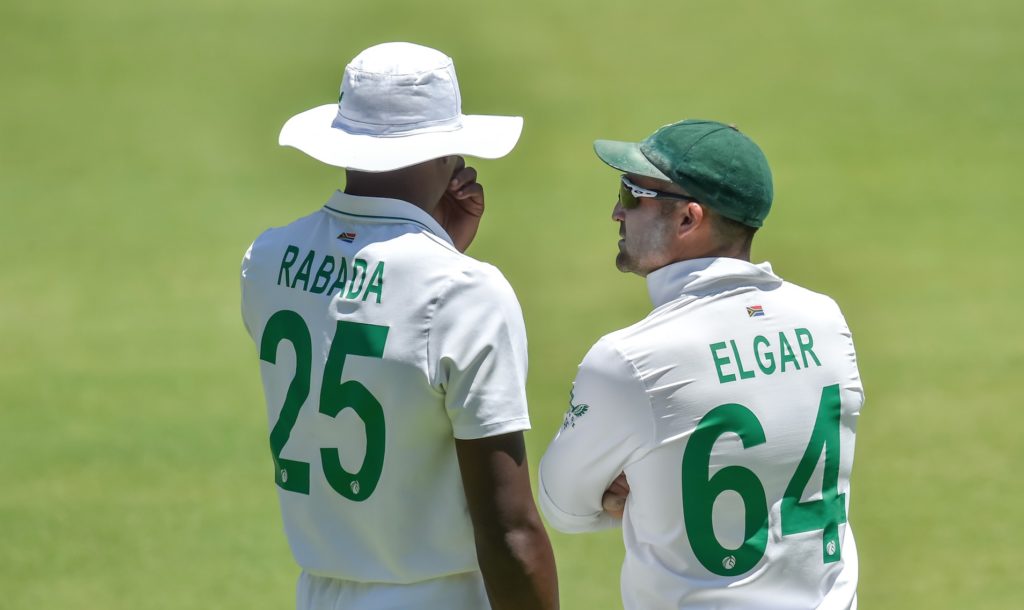 Kagiso Rabada Dean Elgar vs India