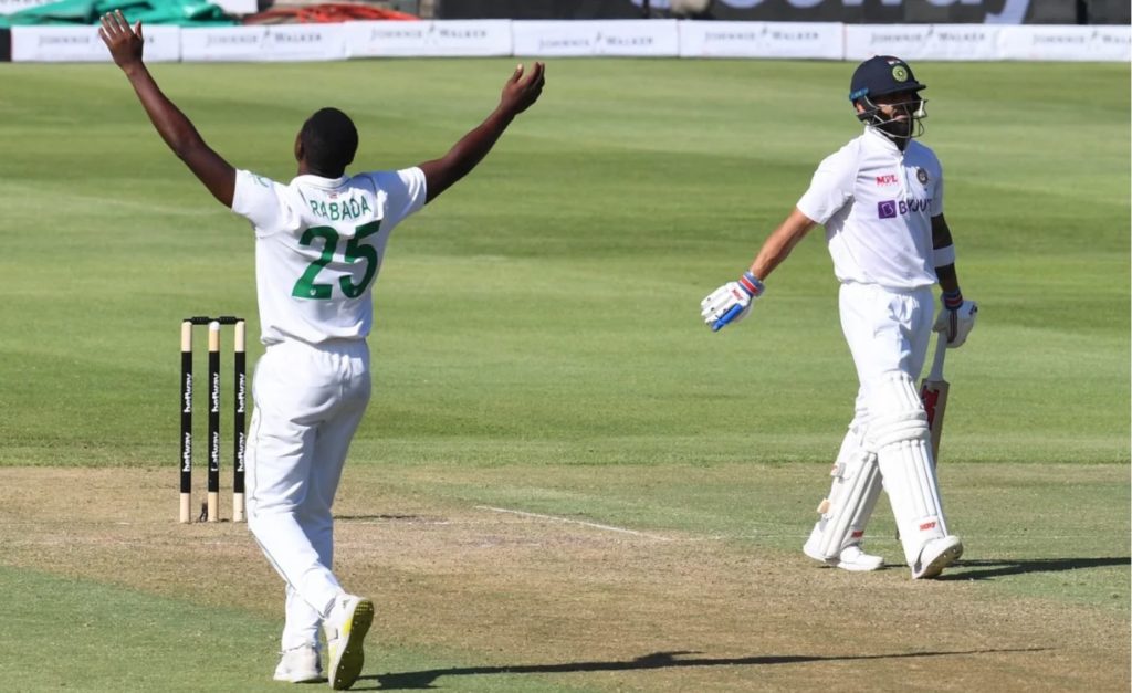 Kagiso Rabada Virat Kohli 11 Jan 2022