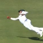 Keegan Petersen catch SA vs India 13 Jan