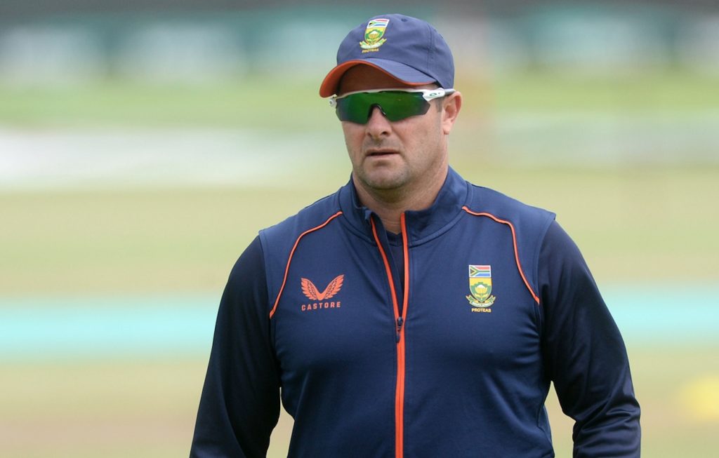 Mark Boucher Proteas 11 Jan 2022