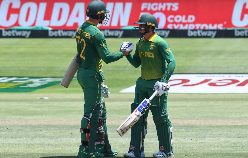 Rassie van der Dussen Quinton de Kock ODI