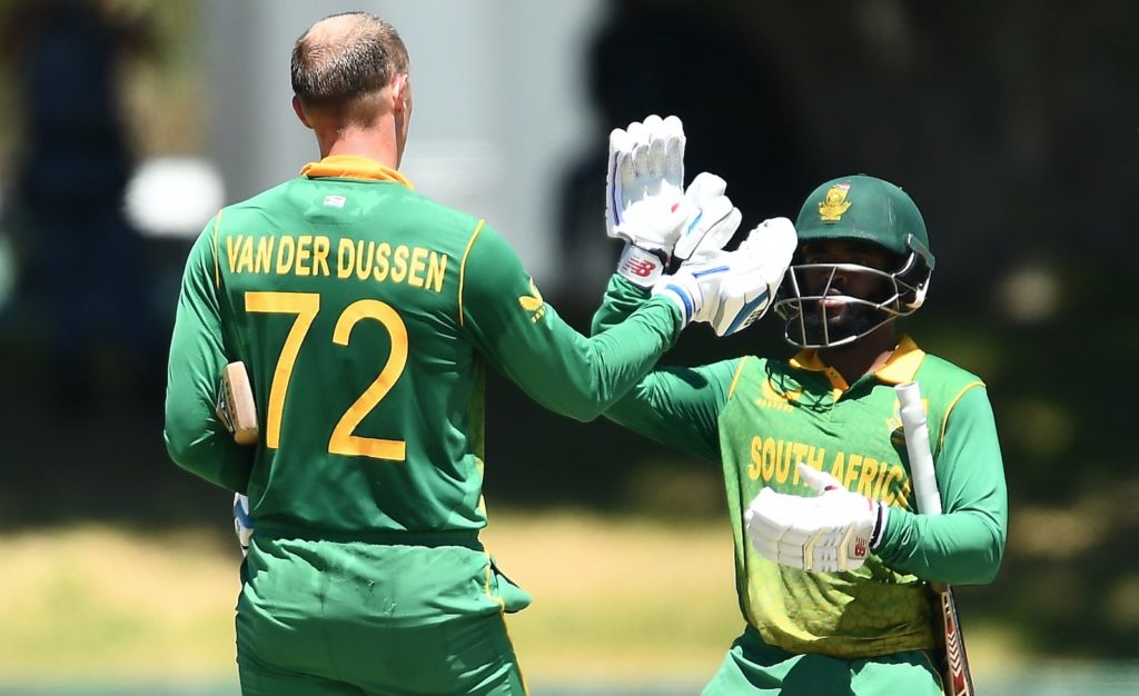 Rassie van der Dussen Temba Bavuma 19 Jan 2022