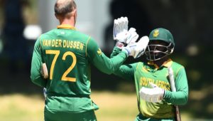 Rassie van der Dussen Temba Bavuma 19 Jan 2022