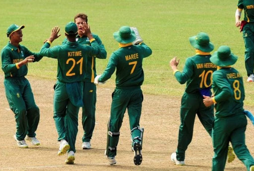 SA U19 wicket WI