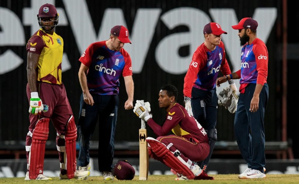 West Indies England 2nd T20I 2022