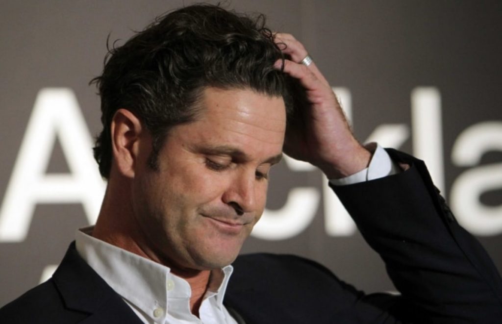 Chris Cairns dejected