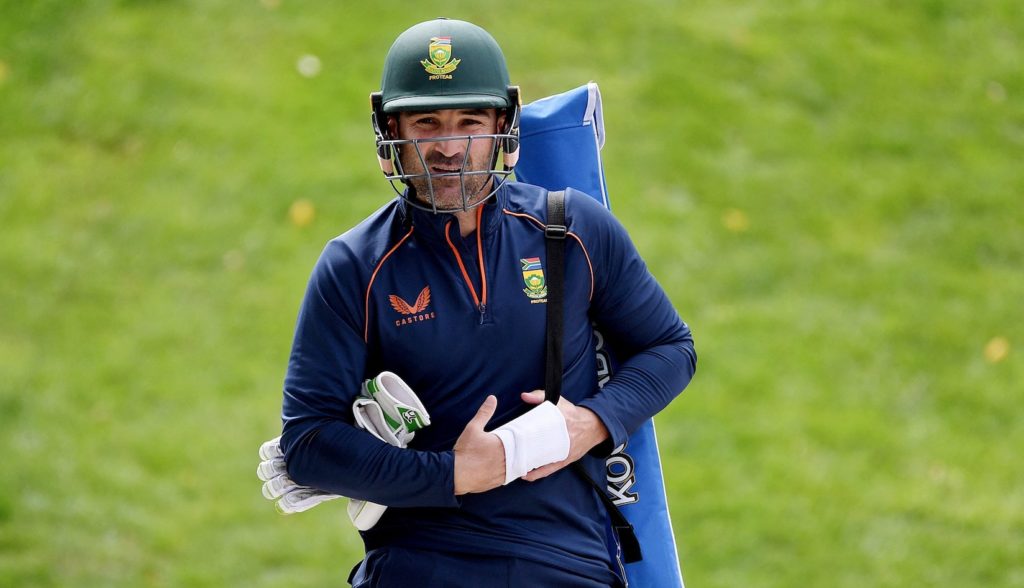 Dean Elgar Proteas practice 24 Feb 2022