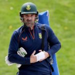 Dean Elgar Proteas practice 24 Feb 2022