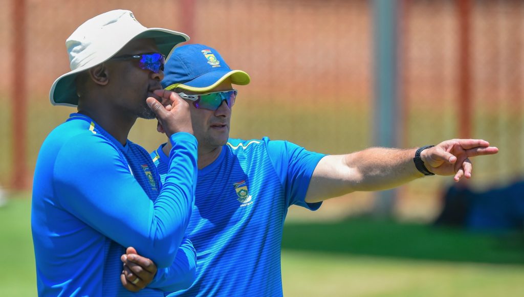 Enoch Nkwe and Mark Boucher