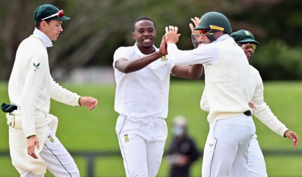 Kagiso Rabada Proteas wicket 26 Feb 2022