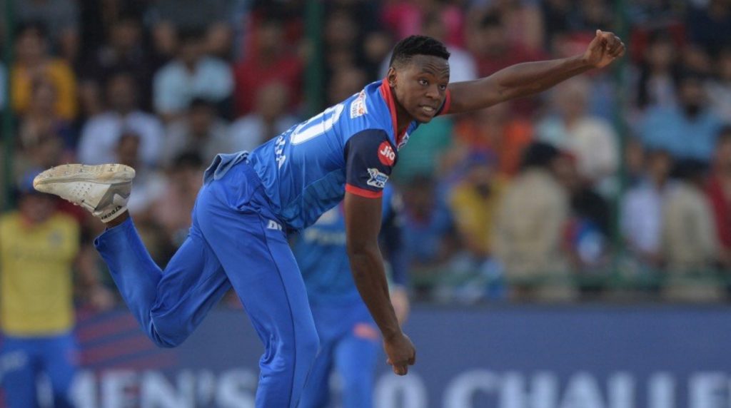 Kagiso Rabada bowls Delhi Capitals