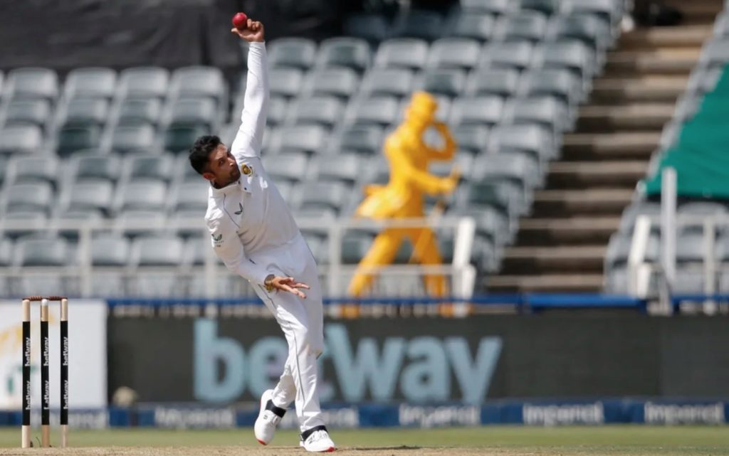 Keshav Maharaj SA India 3 Jan 22