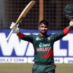 Liton Das Bangladesh century 25 Feb 2022