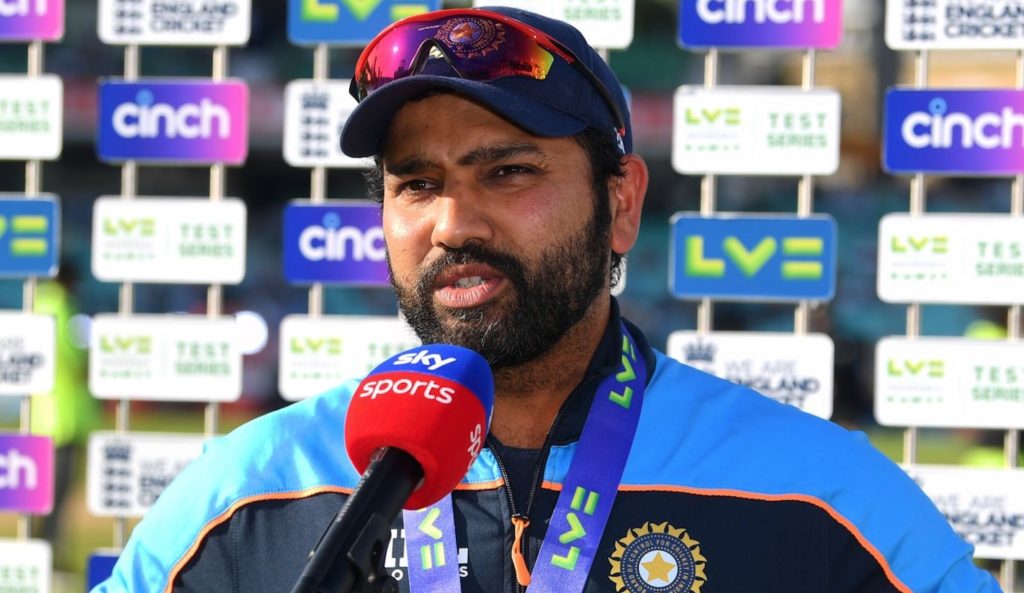 Rohit Sharma India Test interview