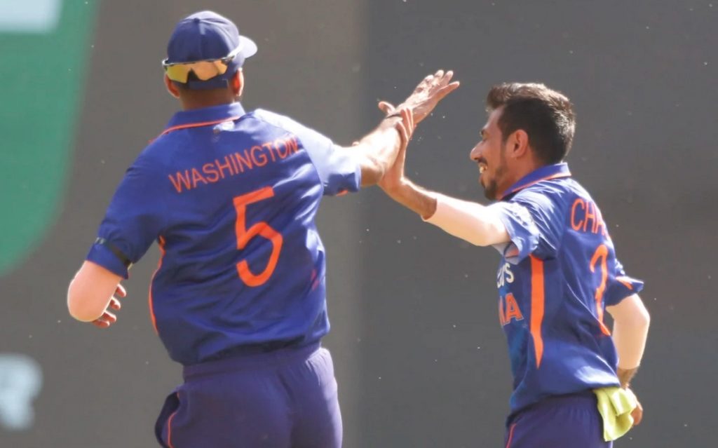 Washington Sundar Yuzvendra Chahal