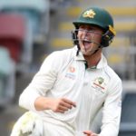 BRISBANE, AUSTRALIA - NOVEMBER 24: Marnus Labuschagne of Australia appeals to the umpire after he thought he'd taken a catch but is denied by the third umpire during day four of the 1st Domain Test between Australia and Pakistan at The Gabba on November 24, 2019 in Brisbane, Australia. (Photo by Bradley Kanaris/Getty Images)