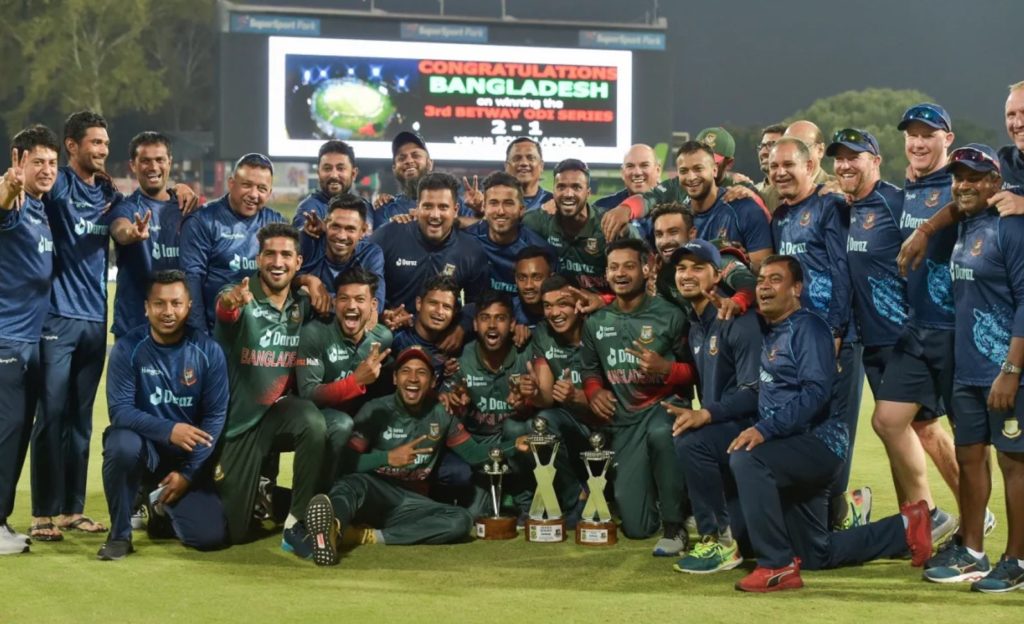 Bangladesh celebrate series win SA