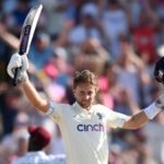 Joe Root century England WI 16 March 2022