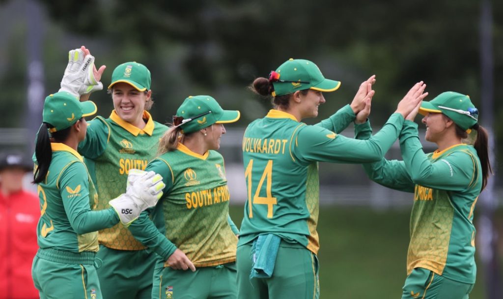 Proteas Women wicket India 27 Feb 2022