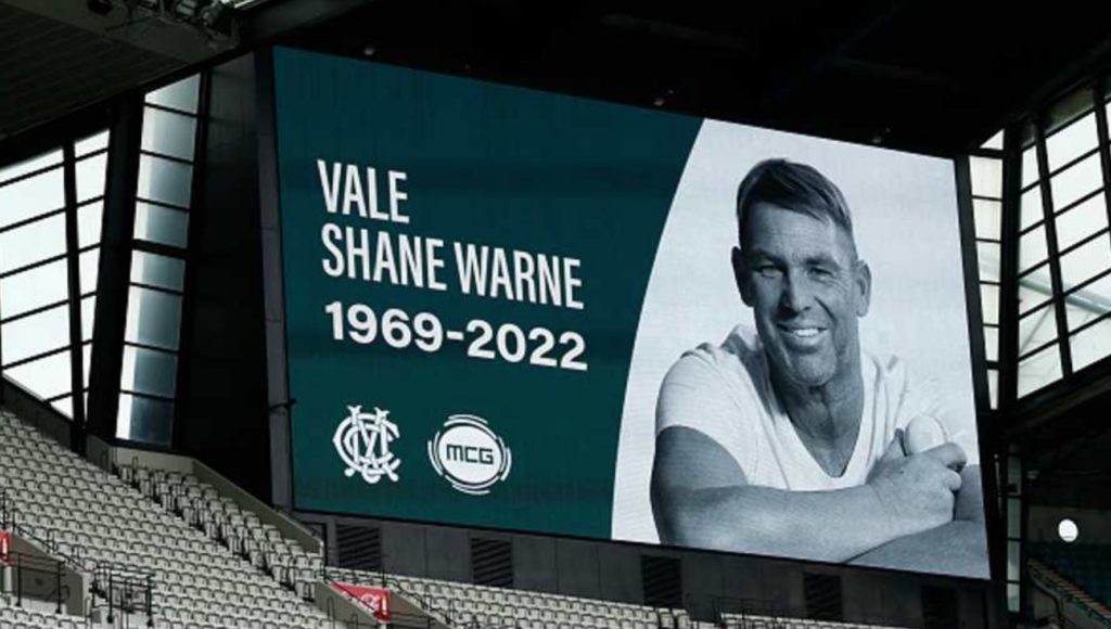 Shane Warne big screen MCG