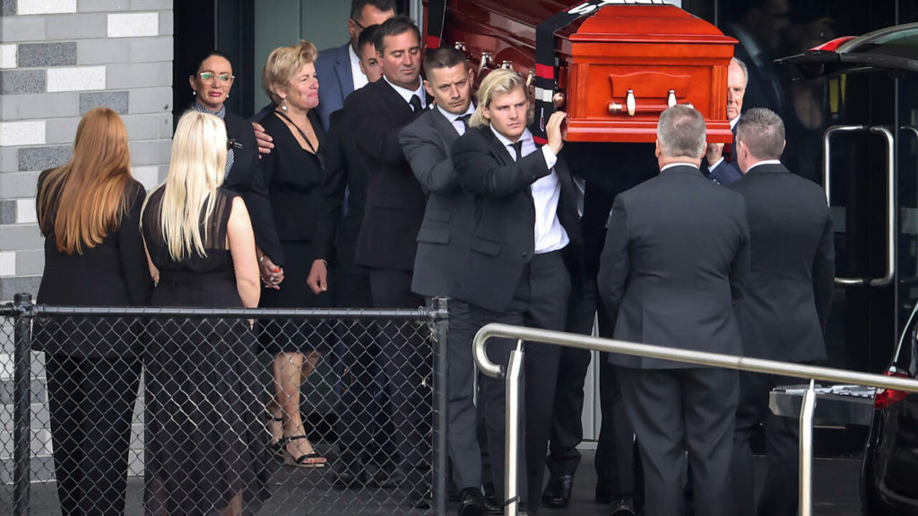 Shane Warne Funeral St Kilda FC