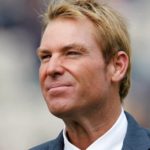 Shane Warne suit portrait