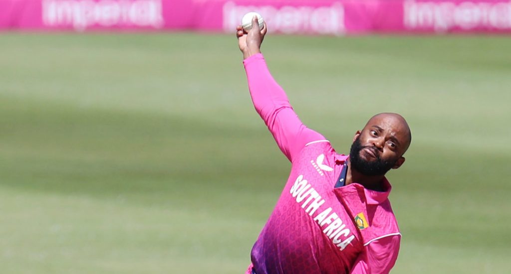 Temba Bavuma bowls Proteas Pink ODI