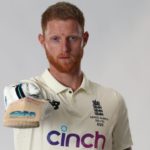 Ben Stokes England bat pointing