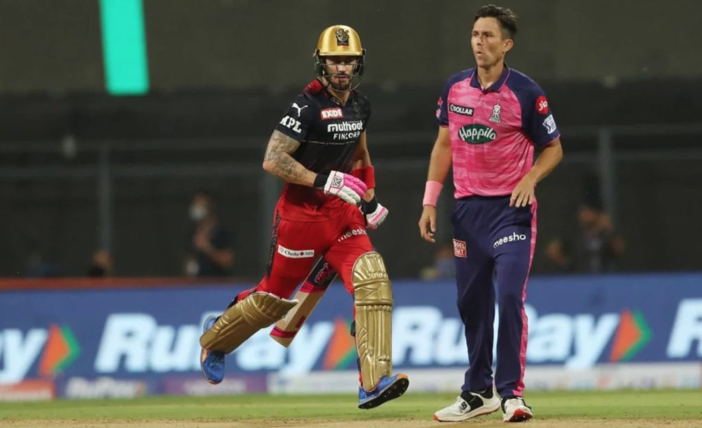 Faf du Plessis Trent Boult IPL