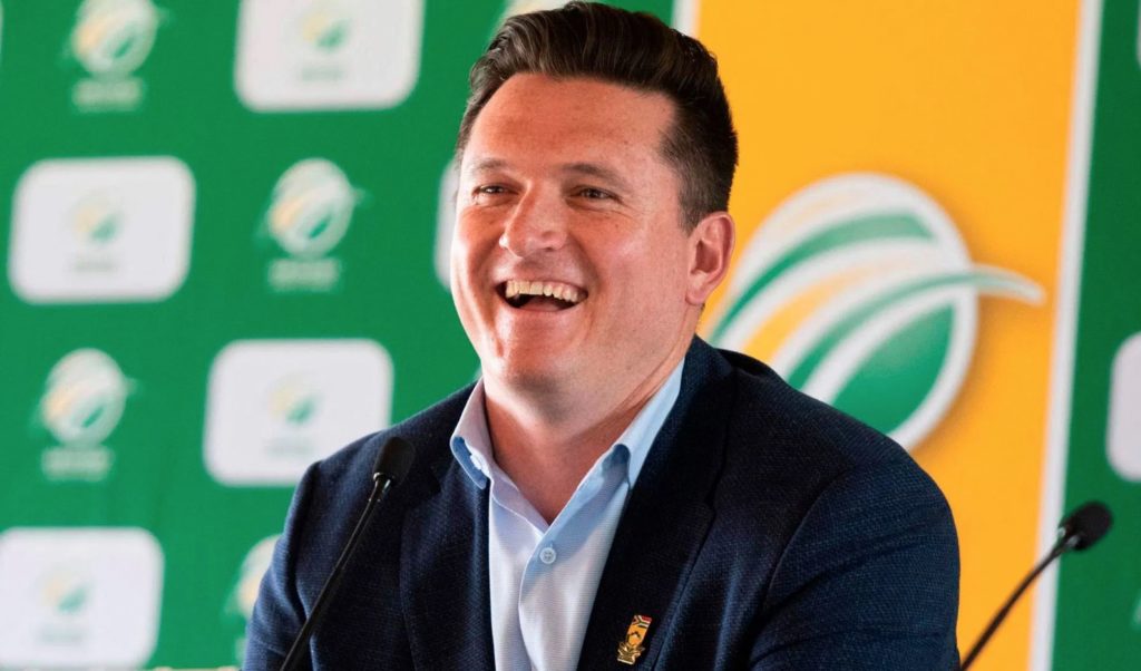 Graeme Smith CSA laughs