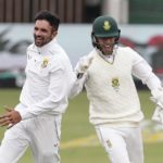 Keshav Maharaj Kyle Verreynne 11 April 2022